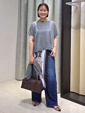 「UNTITLED（アンタイトル）のアイテム」を使った、naokoさん（レディース・165cm）の秋コーディネート