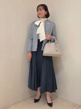 「index（インデックス）のアイテム（トップス）」を使った、naokoさん（レディース・165cm）の春コーディネート