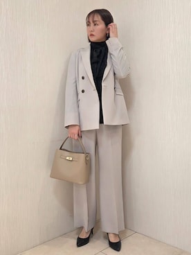 「UNTITLED（アンタイトル）のアイテム（バッグ）」を使った、naokoさん（レディース・165cm）の春コーディネート