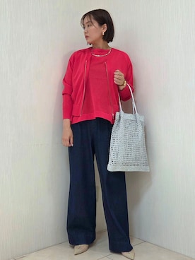 「UNTITLED（アンタイトル）のアイテム」を使った、naokoさん（レディース・165cm）の夏コーディネート