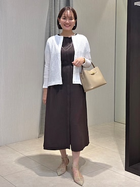 「UNTITLED（アンタイトル）のアイテム」を使った、naokoさん（レディース・165cm）の夏コーディネート