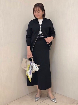 「SOUP（スープ）のアイテム（トップス）」を使った、naokoさん（レディース・165cm）の春コーディネート