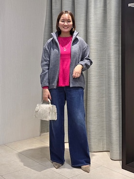 「COUP DE CHANCE（クードシャンス）のアイテム」を使った、naokoさん（レディース・165cm）の秋コーディネート