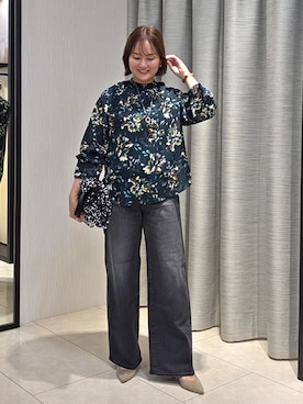 「UNTITLED（アンタイトル）のアイテム」を使った、naokoさん（レディース・165cm）の秋コーディネート