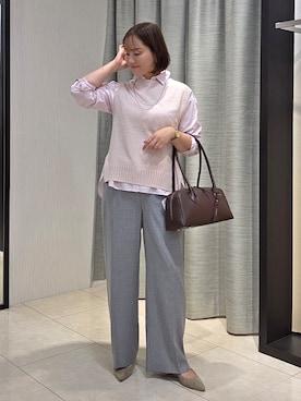 「UNTITLED（アンタイトル）のアイテム（アクセサリー）」を使った、naokoさん（レディース・165cm）の秋コーディネート