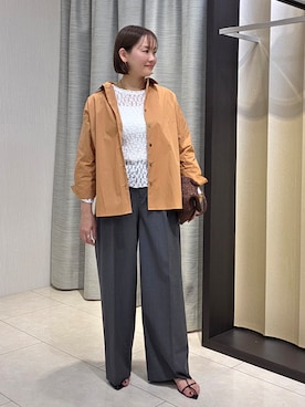 「UNTITLED（アンタイトル）のアイテム」を使った、naokoさん（レディース・165cm）の秋コーディネート