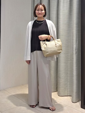 「UNTITLED（アンタイトル）のアイテム」を使った、naokoさん（レディース・165cm）の夏コーディネート