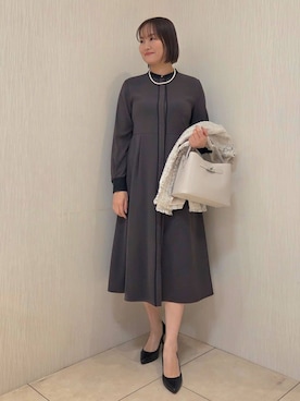 「UNTITLED（アンタイトル）のアイテム（ワンピース/ドレス）」を使った、naokoさん（レディース・165cm）の春コーディネート