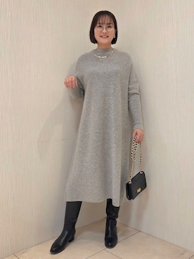 「UNTITLED（アンタイトル）のアイテム（ワンピース/ドレス）」を使った、naokoさん（レディース・165cm）の春コーディネート