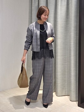 「UNTITLED（アンタイトル）のアイテム（アクセサリー）」を使った、naokoさん（レディース・165cm）の秋コーディネート