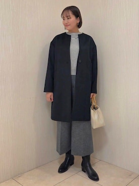 「COUP DE CHANCE（クードシャンス）のアイテム」を使った、naokoさん（レディース・165cm）の冬コーディネート