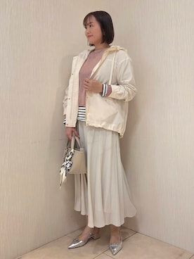 「UNTITLED（アンタイトル）のアイテム（ブルゾン）」を使った、naokoさん（レディース・165cm）の冬コーディネート