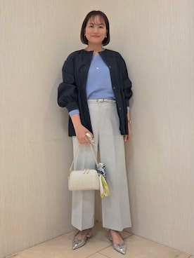 「smart pink（スマートピンク）のアイテム」を使った、naokoさん（レディース・165cm）の春コーディネート