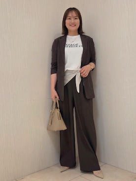 「UNTITLED（アンタイトル）のアイテム」を使った、naokoさん（レディース・165cm）の夏コーディネート