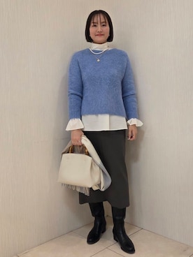 「COUP DE CHANCE（クードシャンス）のアイテム」を使った、naokoさん（レディース・165cm）の春コーディネート