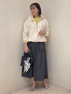 「Rubyrivet（ルビーリベット）のアイテム（アクセサリー）」を使った、naokoさん（レディース・165cm）の春コーディネート