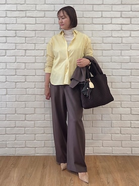 「UNTITLED（アンタイトル）のアイテム（アクセサリー）」を使った、naokoさん（レディース・165cm）の秋コーディネート