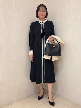 「UNTITLED（アンタイトル）のアイテム（ワンピース/ドレス）」を使った、naokoさん（レディース・165cm）の春コーディネート