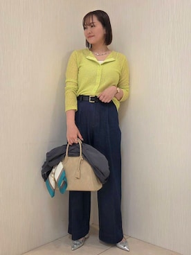 「UNTITLED（アンタイトル）のアイテム（バッグ）」を使った、naokoさん（レディース・165cm）の春コーディネート