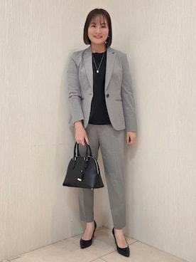 「SOUP（スープ）のアイテム」を使った、naokoさん（レディース・165cm）の春コーディネート