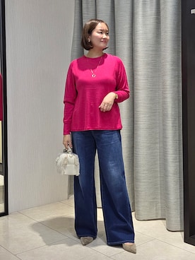 「COUP DE CHANCE（クードシャンス）のアイテム」を使った、naokoさん（レディース・165cm）の秋コーディネート