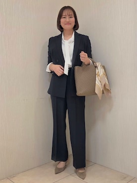 「UNTITLED（アンタイトル）のアイテム（バッグ）」を使った、naokoさん（レディース・165cm）の春コーディネート