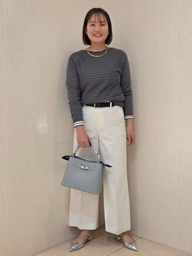 「Rubyrivet（ルビーリベット）のアイテム（アクセサリー）」を使った、naokoさん（レディース・165cm）の春コーディネート