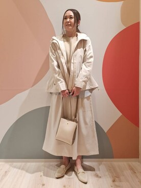「DRESKIP（ドレスキップ）のアイテム」を使った、次女さん（レディース・162cm）の冬コーディネート