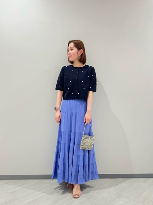 Oggi.jp掲載】◇ハート刺繍ニットジャケット（カーディガン/ボレロ