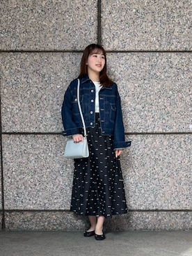 「NATURAL BEAUTY BASIC（ナチュラルビューティーベーシック）のアイテム」を使った、NBB STAFFさん（レディース・156cm）の春コーディネート