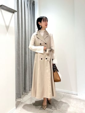 「NATURAL BEAUTY BASIC（ナチュラルビューティーベーシック）のアイテム」を使った、NBB STAFFさん（レディース・161cm）の春コーディネート