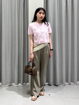 「N.（N. Natural Beauty Basic）（エヌエヌナチュラルビューティーベーシック）のアイテム」を使った、NBB STAFFさん（レディース・158cm）の春コーディネート