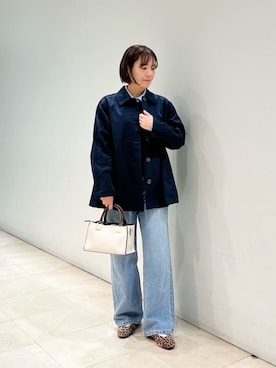 「NATURAL BEAUTY BASIC（ナチュラルビューティーベーシック）のアイテム」を使った、NBB STAFFさん（レディース・158cm）の春コーディネート