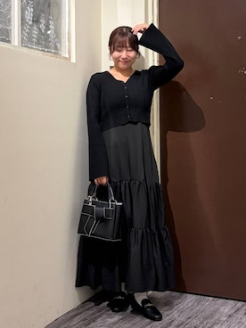 「mysty woman（ミスティウーマン）のアイテム（シューズ）」を使った、ひなさん（レディース・158cm）の秋コーディネート