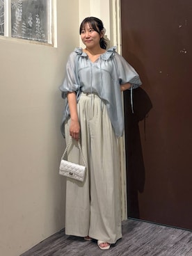 「mysty woman」｜ひなさん（レディース・158cm）の夏コーディネート