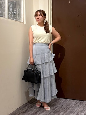 ひなさん（レディース・158cm）の夏コーディネート