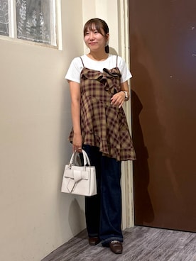 ひなさん（レディース・158cm）の秋コーディネート