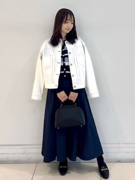 「COUP DE CHANCE（クードシャンス）のアイテム」を使った、saito.さん（レディース・154cm）の冬コーディネート