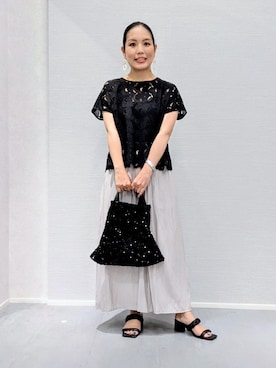 「UNTITLED（アンタイトル）のアイテム」を使った、makkyさん（レディース・151cm）の夏コーディネート