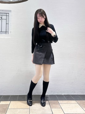 「ESPERANZA（エスペランサ）のアイテム」を使った、ゆうりさん（レディース・160cm）の春コーディネート