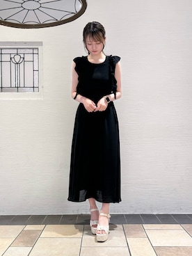 「ESPERANZA（エスペランサ）のアイテム」を使った、ゆうりさん（レディース・160cm）の夏コーディネート