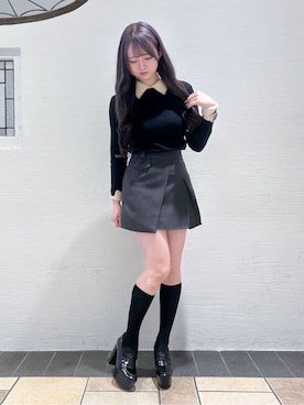 「ESPERANZA（エスペランサ）のアイテム」を使った、ゆうりさん（レディース・160cm）の冬コーディネート