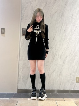 「ESPERANZA（エスペランサ）のアイテム」を使った、ゆうりさん（レディース・160cm）の春コーディネート