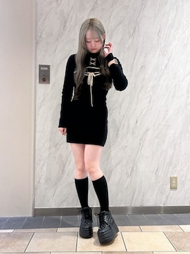 「ESPERANZA（エスペランサ）のアイテム」を使った、ゆうりさん（レディース・160cm）の冬コーディネート