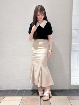 「ESPERANZA（エスペランサ）のアイテム」を使った、ゆうりさん（レディース・160cm）の夏コーディネート