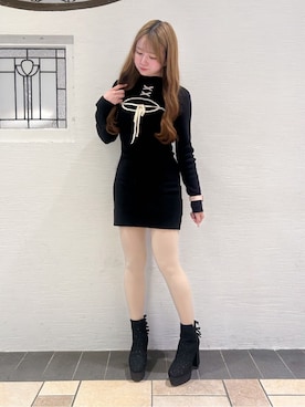 ゆうりさん(レディース・160cm)の冬コーディネート