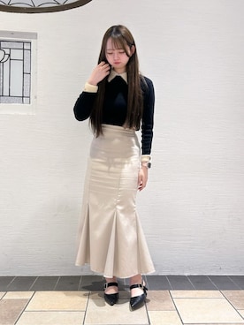 「ESPERANZA（エスペランサ）のアイテム」を使った、ゆうりさん（レディース・160cm）の春コーディネート