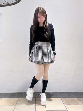 「ESPERANZA（エスペランサ）のアイテム」を使った、ゆうりさん（レディース・160cm）の春コーディネート