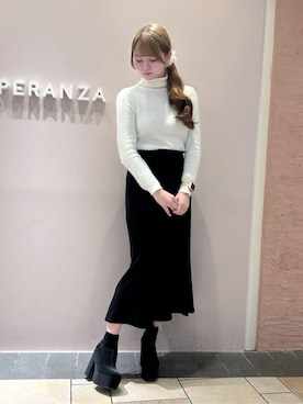 ゆうりさん(レディース・160cm)の冬コーディネート