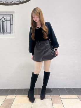ゆうりさん(レディース・160cm)の冬コーディネート